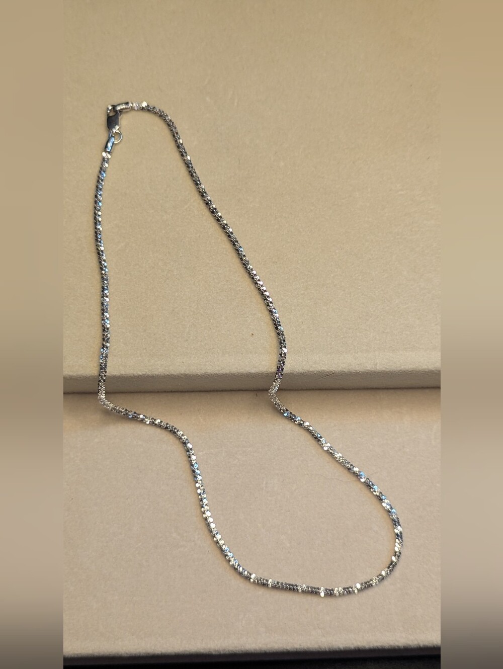 18k White Gold Filled 16" Chain W073026-2